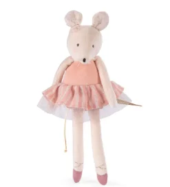 Cottontails Baby Baby Soft Toys|Soft Toys|Moulin Roty Soft Pink Velvet Mouse