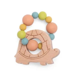 Cottontails Baby Comforters & Rattles|Moulin Roty Tortoise Teether Ring
