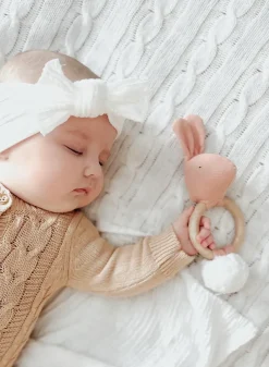 Cottontails Baby Comforters & Rattles|Bunnies For Babies|Mr Pickles Rabbit Teething Ring