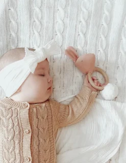 Cottontails Baby Comforters & Rattles|Bunnies For Babies|Mr Pickles Rabbit Teething Ring