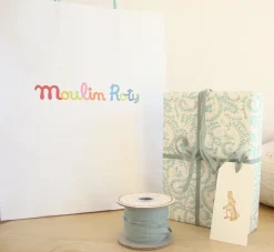 Cottontails Baby Handpicked Gift Sets|Clothing & Nursery|New Baby Gift Set - pretty sleep suit & mouse rattle