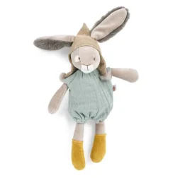 Cottontails Baby Bunnies For Babies|Handpicked Gift Sets|New Baby Gift-wrapped Set - sleep suit, rabbit & radish