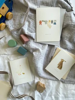 Cottontails Baby Cards|Bunny Cards & Stationery|Petite bunny card 'Little One'