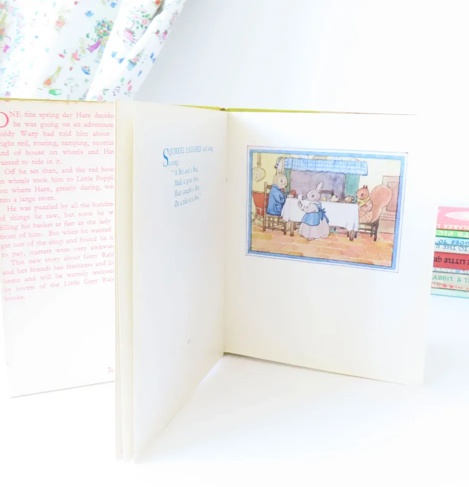 Cottontails Baby Vintage|Vintage Bunnies|VINTAGE book - Hare Goes Shopping (1969)