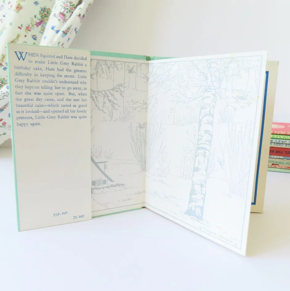 Cottontails Baby Vintage|Vintage Bunnies|VINTAGE book - Little Grey Rabbit's Birthday (1971)