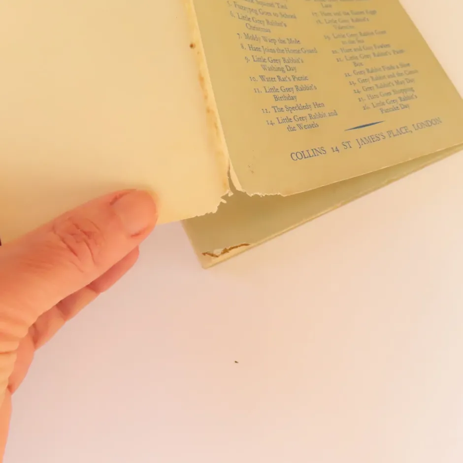 Cottontails Baby Vintage|Vintage Bunnies|VINTAGE book - Little Grey Rabbit to the Rescue - A Play