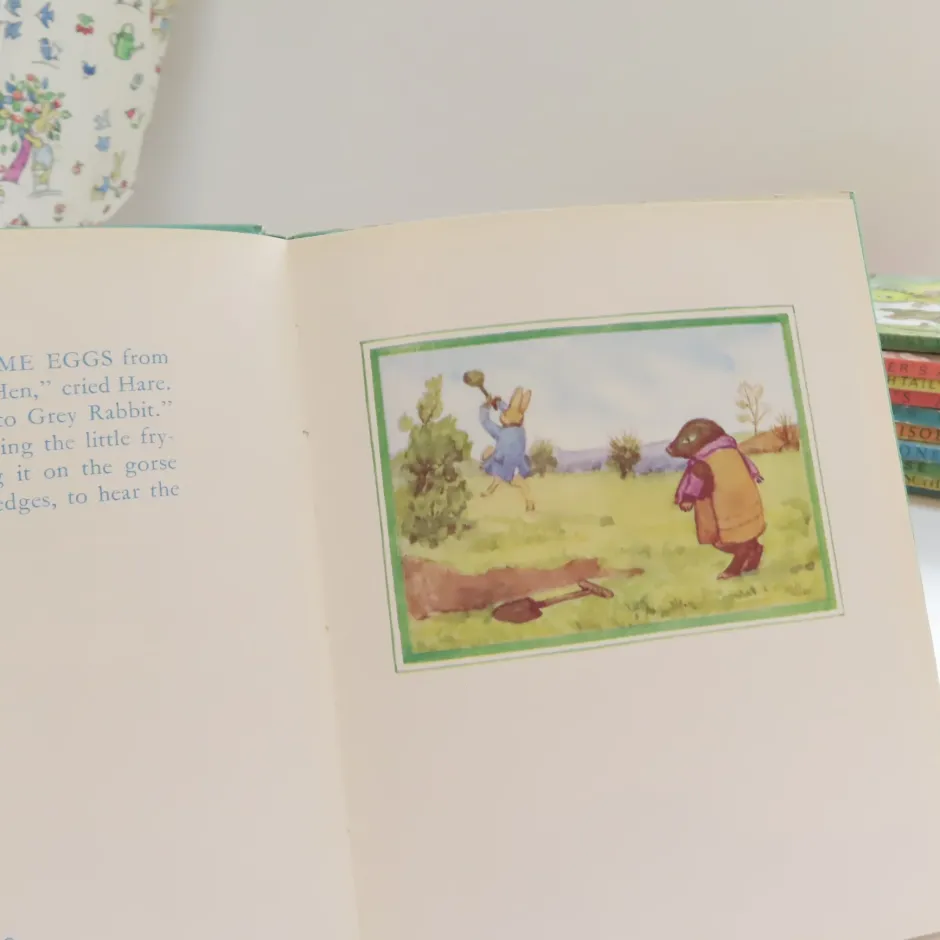 Cottontails Baby Vintage Bunnies|Vintage|VINTAGE book - Little Grey Rabbit's Pancake Day with DJ (1967 - first edition)