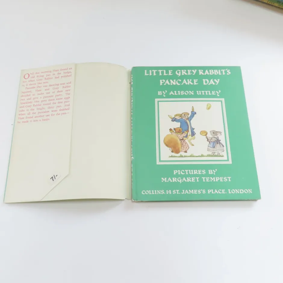 Cottontails Baby Vintage Bunnies|Vintage|VINTAGE book - Little Grey Rabbit's Pancake Day with DJ (1967 - first edition)