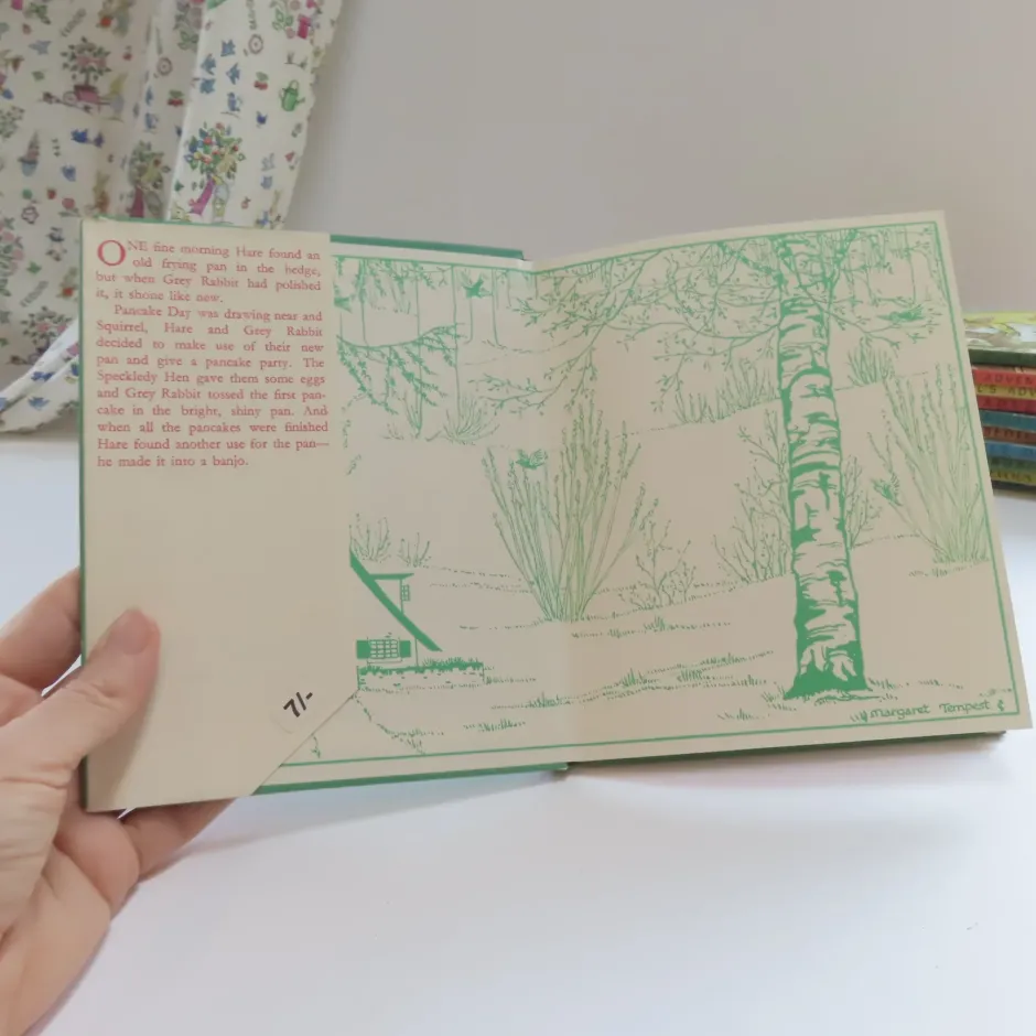 Cottontails Baby Vintage Bunnies|Vintage|VINTAGE book - Little Grey Rabbit's Pancake Day with DJ (1967 - first edition)