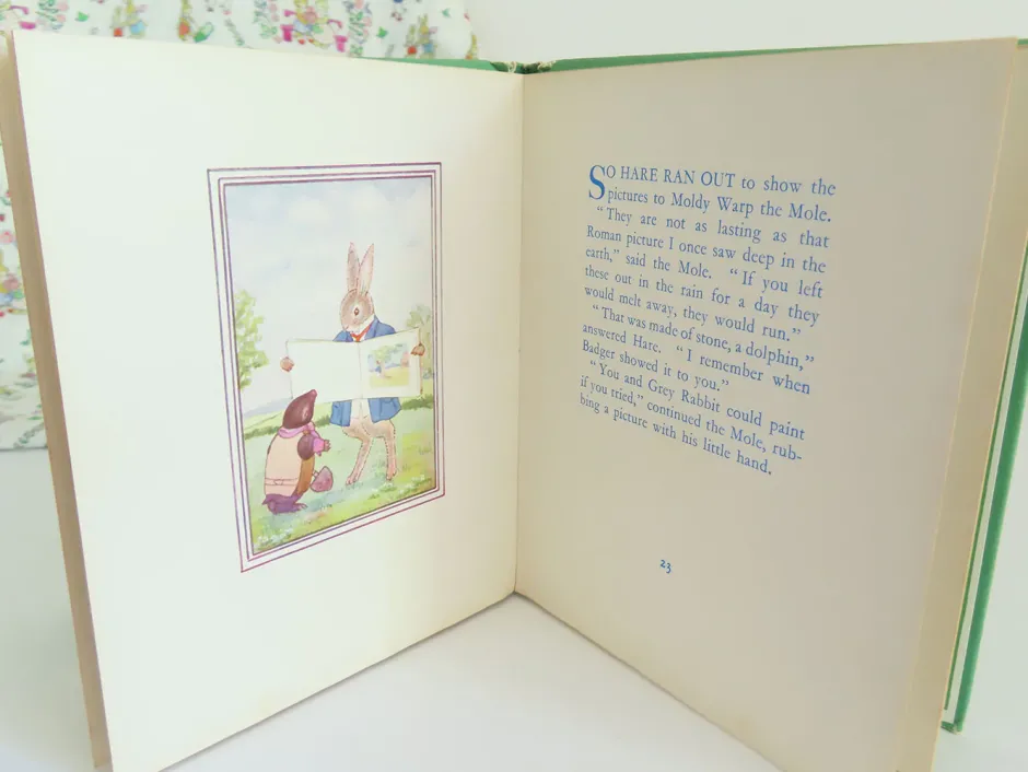 Cottontails Baby Vintage|Vintage Bunnies|VINTAGE book - Little Grey Rabbit's Paint-Box (1970)