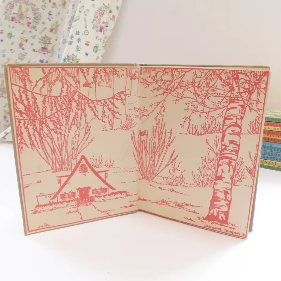 Cottontails Baby Vintage|Vintage Bunnies|VINTAGE book - The Squirrel The Hare and The Little Grey Rabbit (1945)