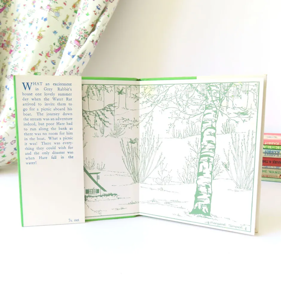 Cottontails Baby Vintage|Vintage Bunnies|VINTAGE book - Water-Rat's Picnic (1969)