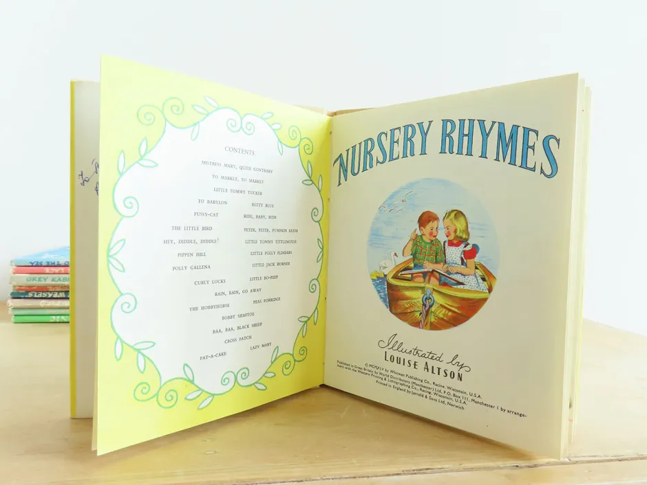 Cottontails Baby Vintage|VINTAGE children's book - Nursery Rhymes (1945)
