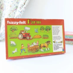 Cottontails Baby Vintage|VINTAGE Fuzzy-Felt play set - Farm
