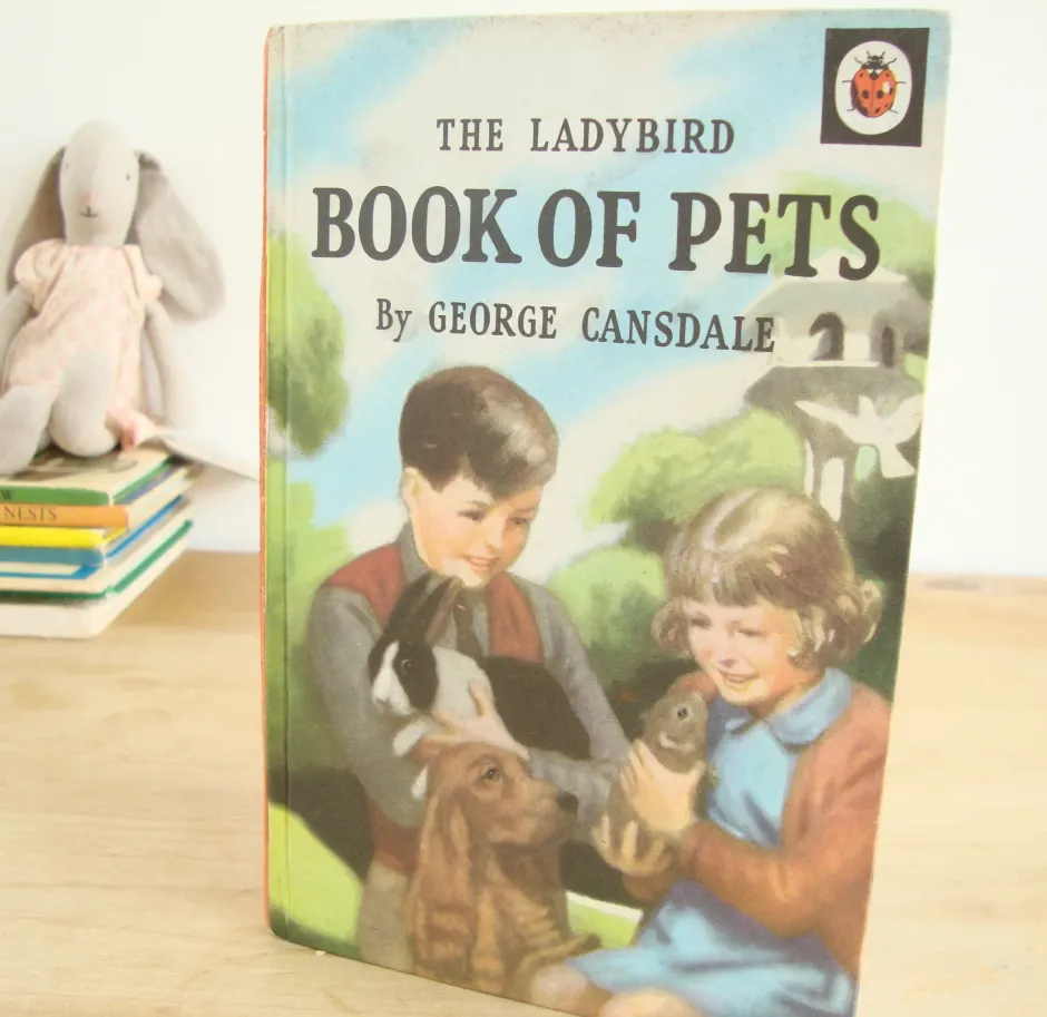Cottontails Baby Vintage|VINTAGE Ladybird - Book of Pets (1967)