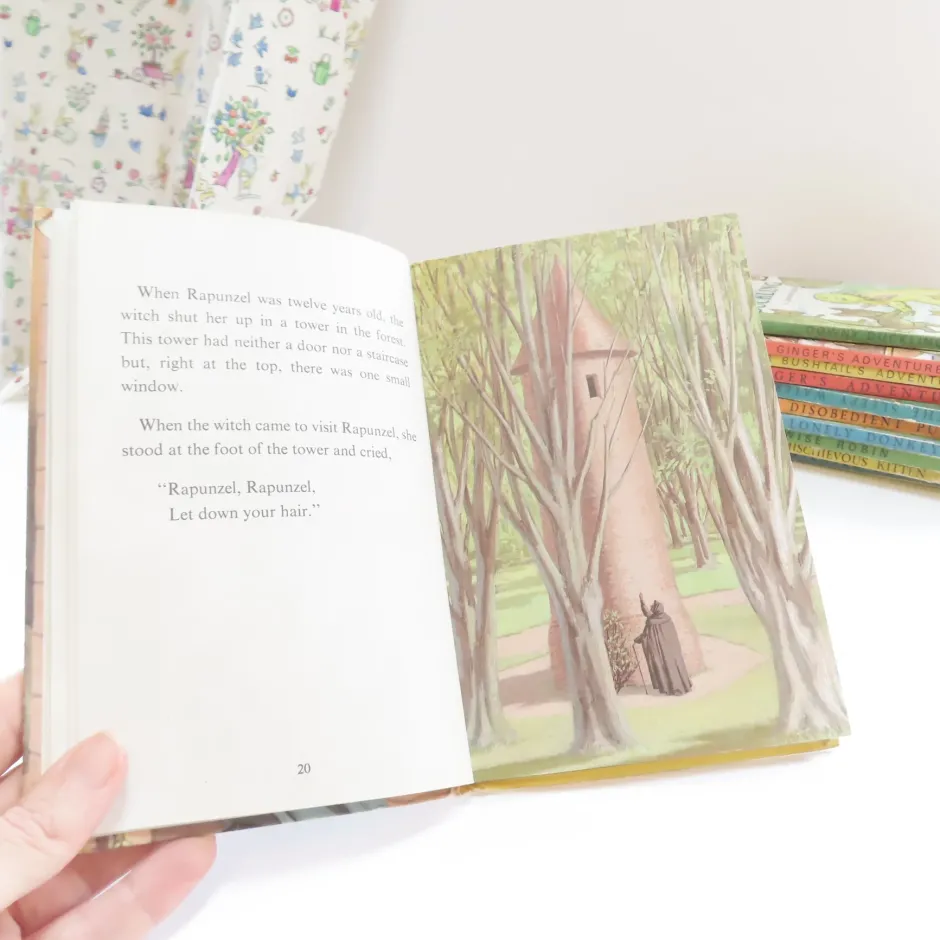 Cottontails Baby Vintage|VINTAGE Ladybird book - Rapunzel (1970s)