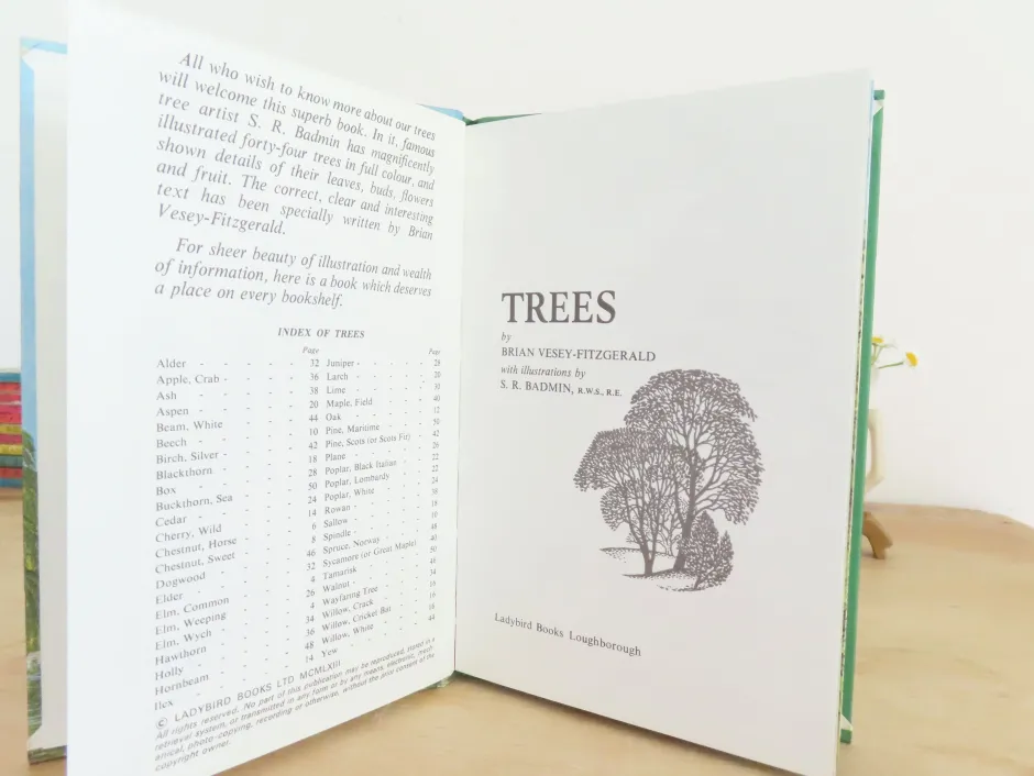 Cottontails Baby Vintage|VINTAGE Ladybird book - Trees (1970s)