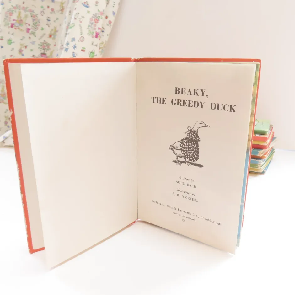 Cottontails Baby Vintage|VINTAGE Ladybird book - Beaky the Greedy Duck (mid 1960s)