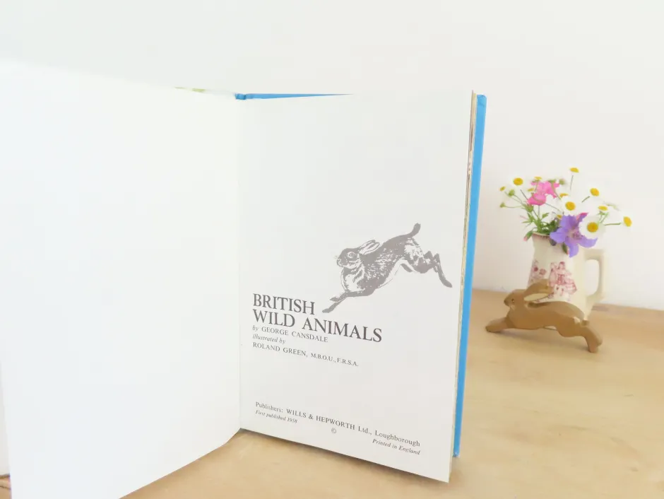 Cottontails Baby Vintage|VINTAGE Ladybird book - British Wild Animals (1971)