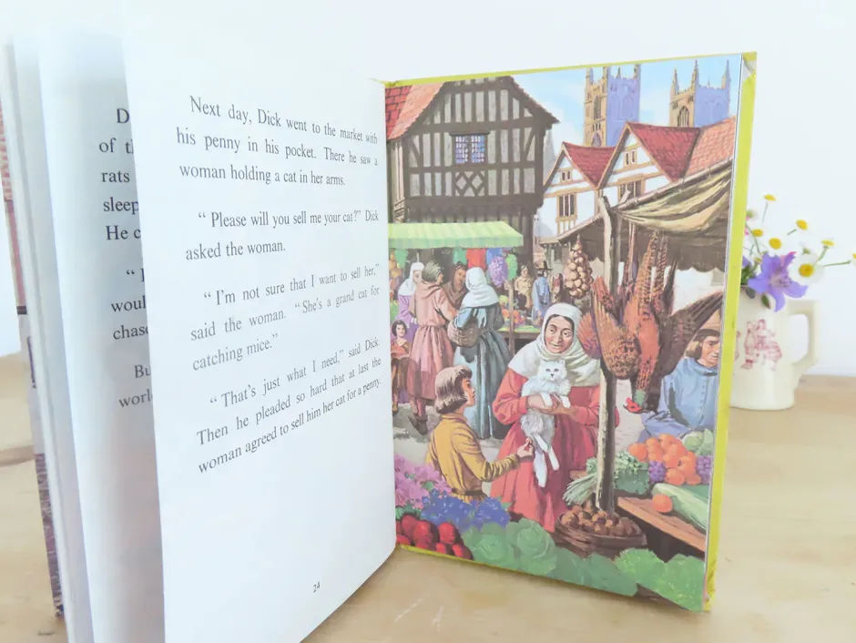 Cottontails Baby Vintage|VINTAGE Ladybird book - Dick Whittington (1970s)