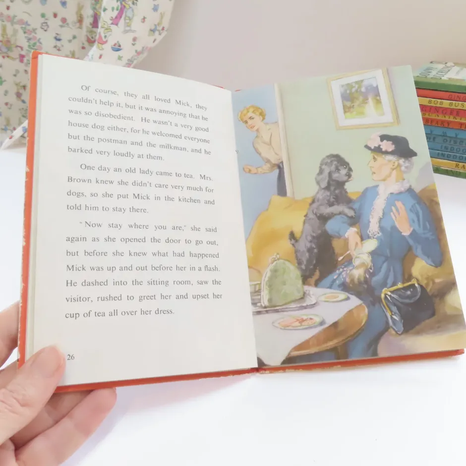 Cottontails Baby Vintage|VINTAGE Ladybird book - Mick the Disobedient Puppy (mid 1960s)