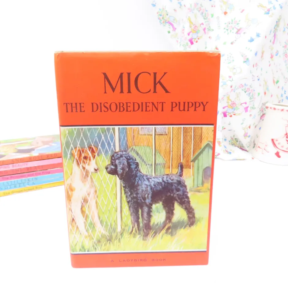 Cottontails Baby Vintage|VINTAGE Ladybird book - Mick the Disobedient Puppy with DJ (late 1950s)