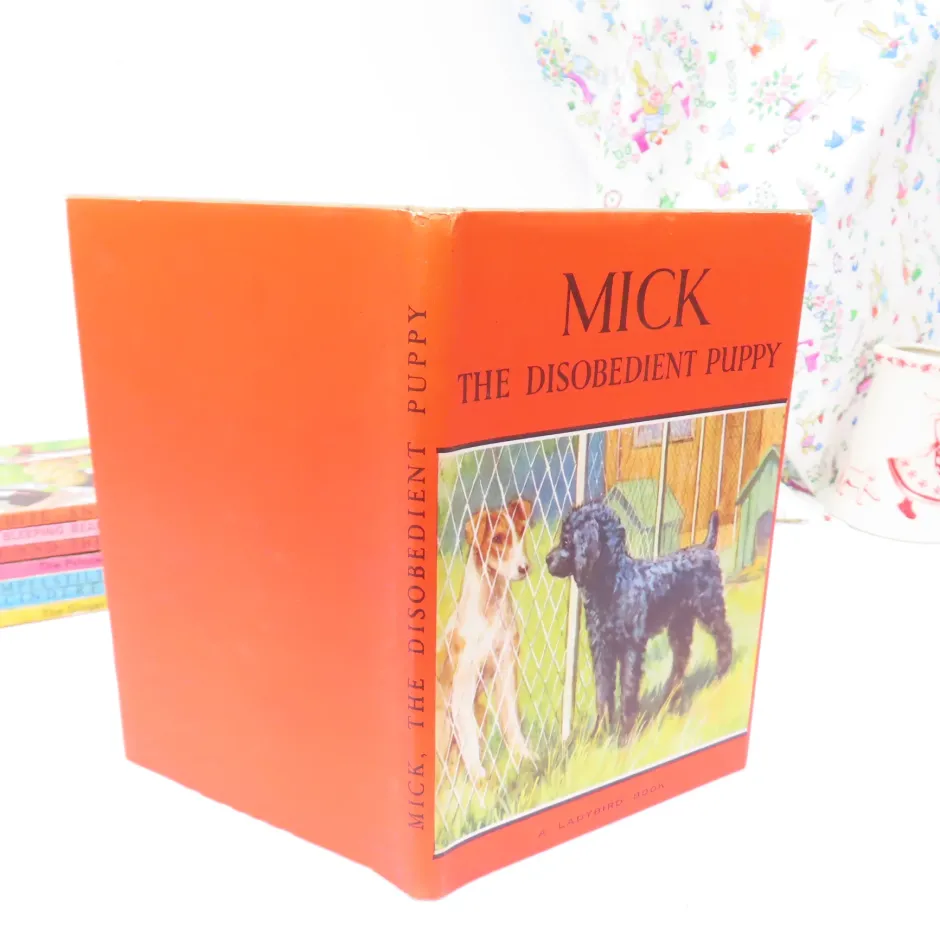 Cottontails Baby Vintage|VINTAGE Ladybird book - Mick the Disobedient Puppy with DJ (late 1950s)