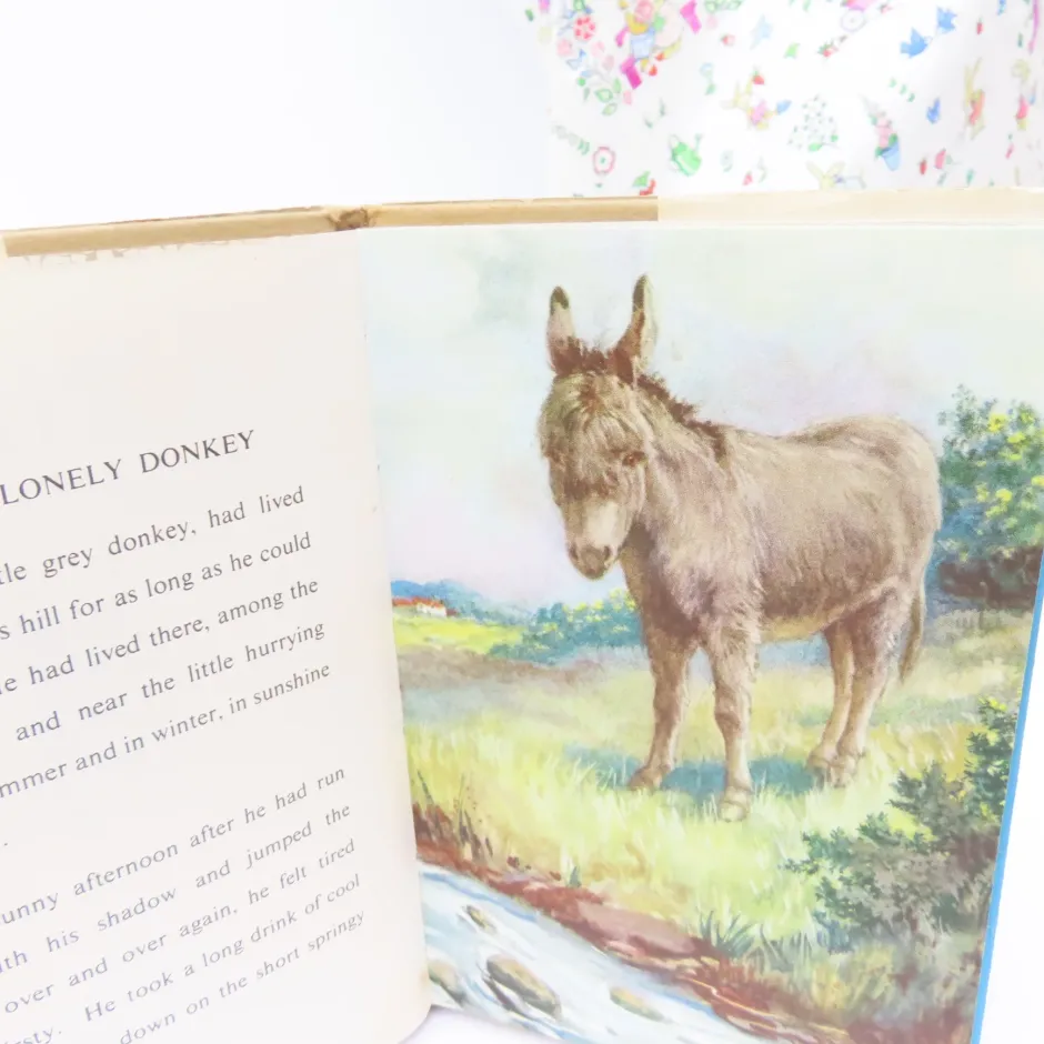 Cottontails Baby Vintage|VINTAGE Ladybird book - Ned the Lonely Donkey with DJ (late 1950s)