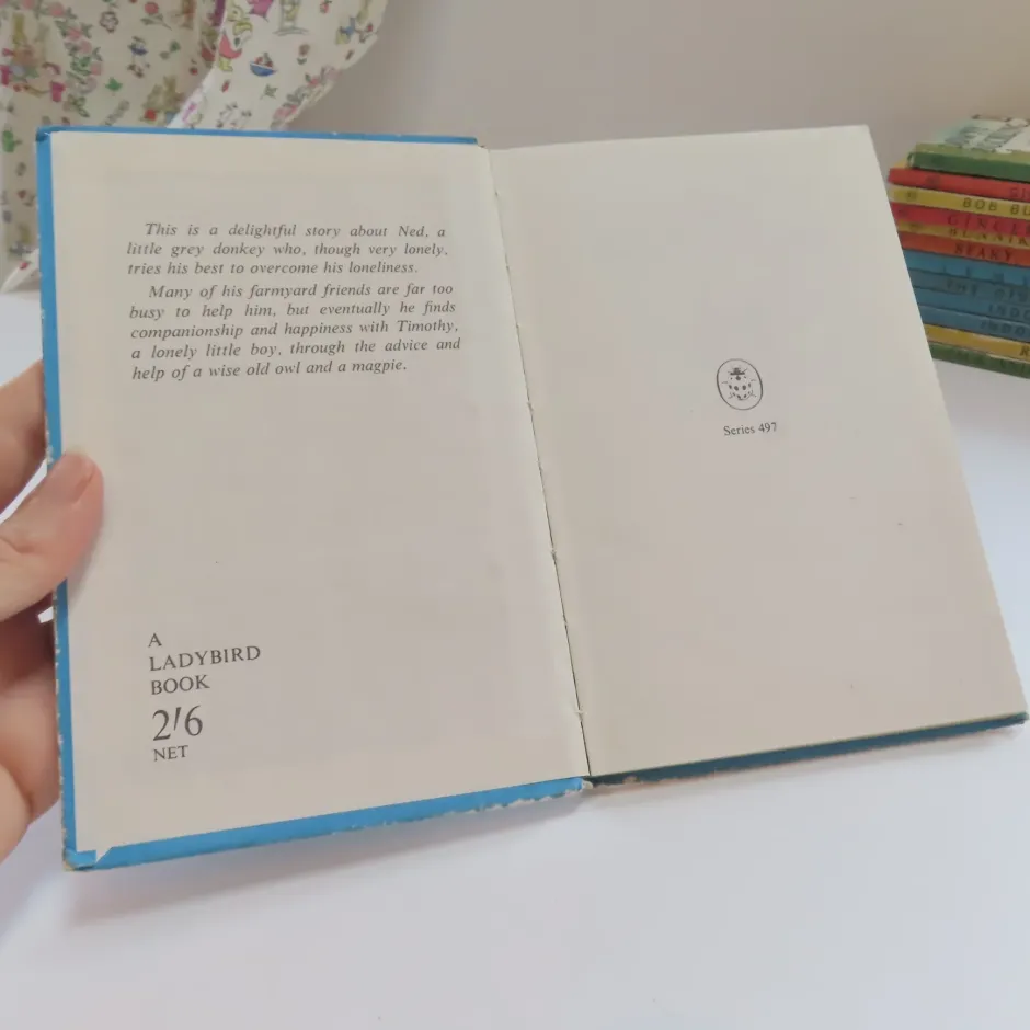 Cottontails Baby Vintage|VINTAGE Ladybird book - Ned the Lonely Donkey (mid 1960s)