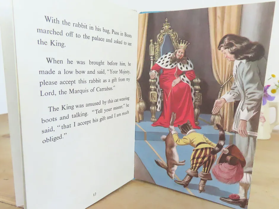 Cottontails Baby Vintage|VINTAGE Ladybird book - Puss in Boots (1970s)