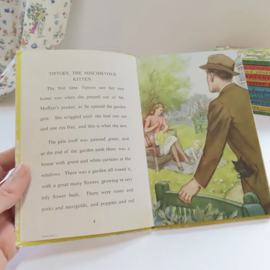 Cottontails Baby Vintage|VINTAGE Ladybird book - Tiptoes the Mischievous Kitten (c.1971)