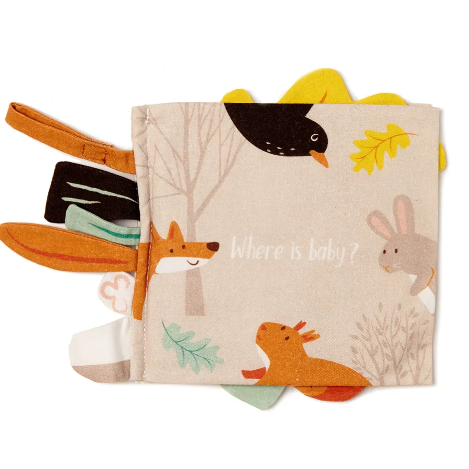Cottontails Baby Musical & Activity|Musical & Activity|Where is Baby? Woodland crinkly cloth book