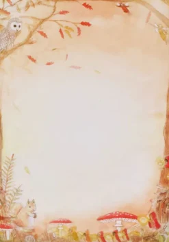 Cottontails Baby Craft & Stickers|Wilded Family seasonal notepaper set - autumn