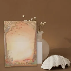 Cottontails Baby Craft & Stickers|Wilded Family seasonal notepaper set - autumn