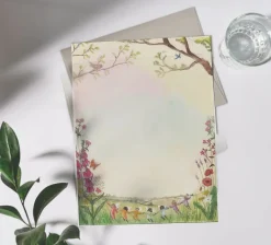 Cottontails Baby Craft & Stickers|Wilded Family seasonal notepaper - spring & summer