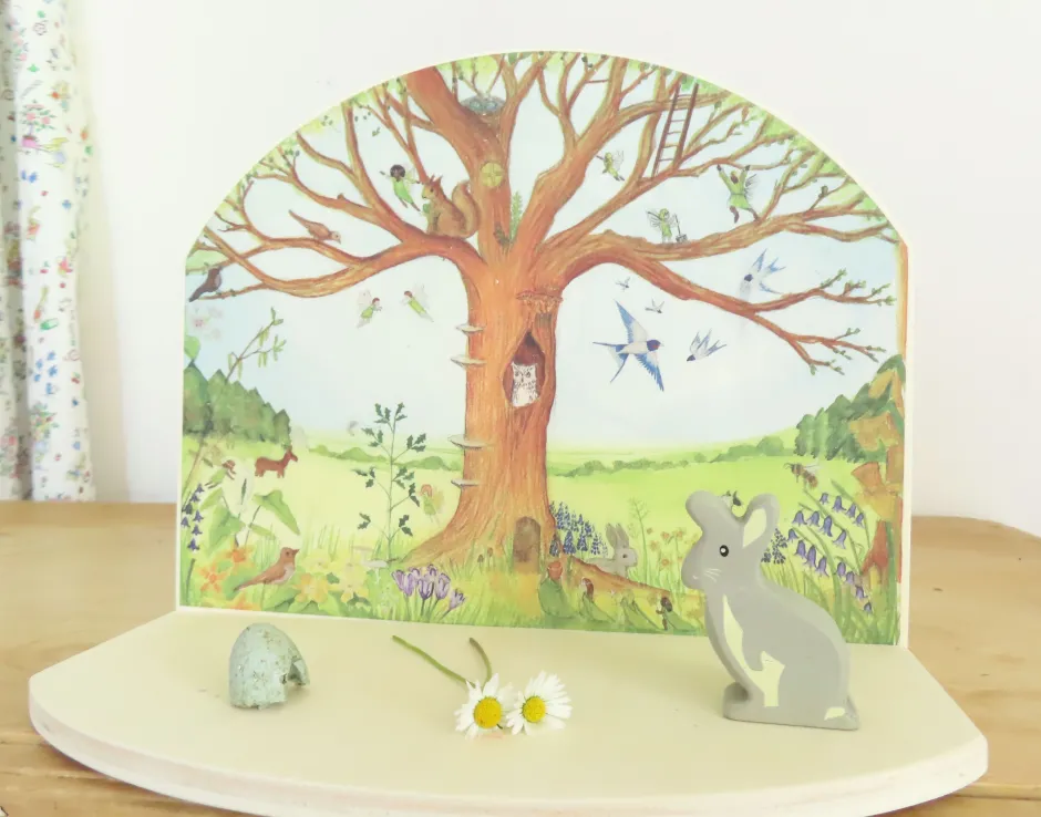 Cottontails Baby Garden & Nature|Wooden Toys|Wilded Family Wooden Nature Table