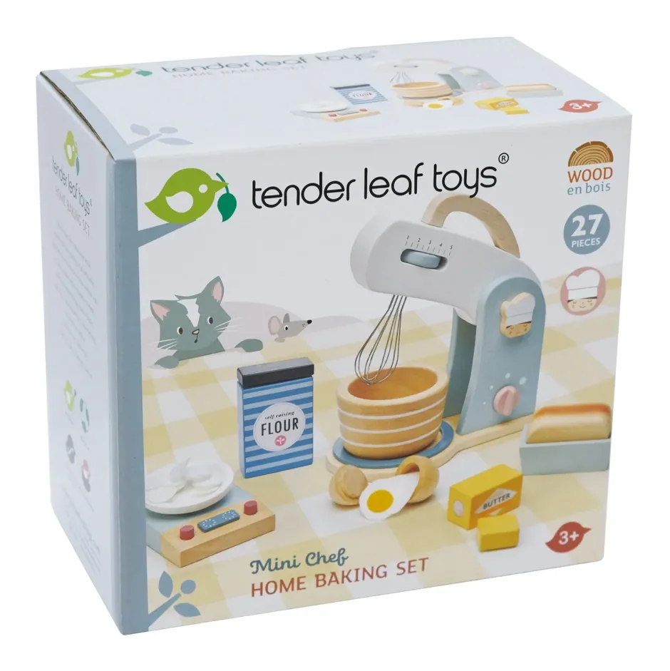 Cottontails Baby Little Kitchen|Wooden Toys|Wooden Baking Set