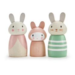 Cottontails Baby Wooden Bunnies|Wooden Toys|Wooden Bunny Family