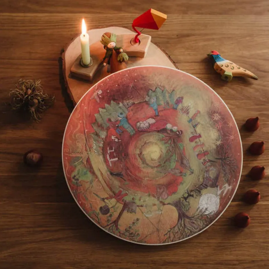 Cottontails Baby Wooden Toys|Wooden season wheel - Autumn