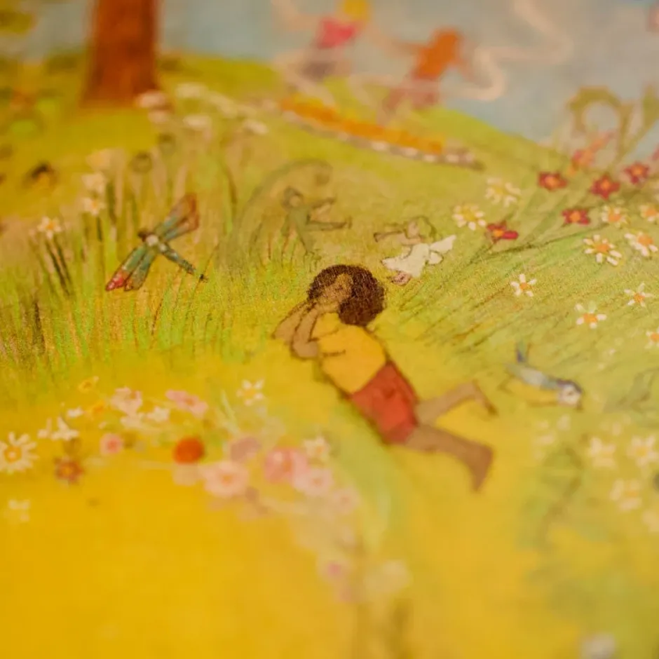 Cottontails Baby Wooden Toys|Wooden season wheel - Summer