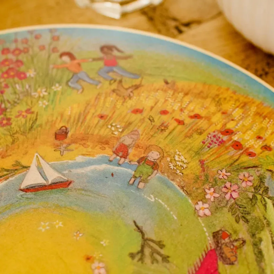 Cottontails Baby Wooden Toys|Wooden season wheel - Summer