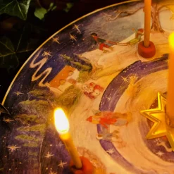 Cottontails Baby Wooden Toys|Wooden season wheel - winter / advent