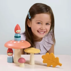 Cottontails Baby Wooden Toys|Woodland Gnome Family